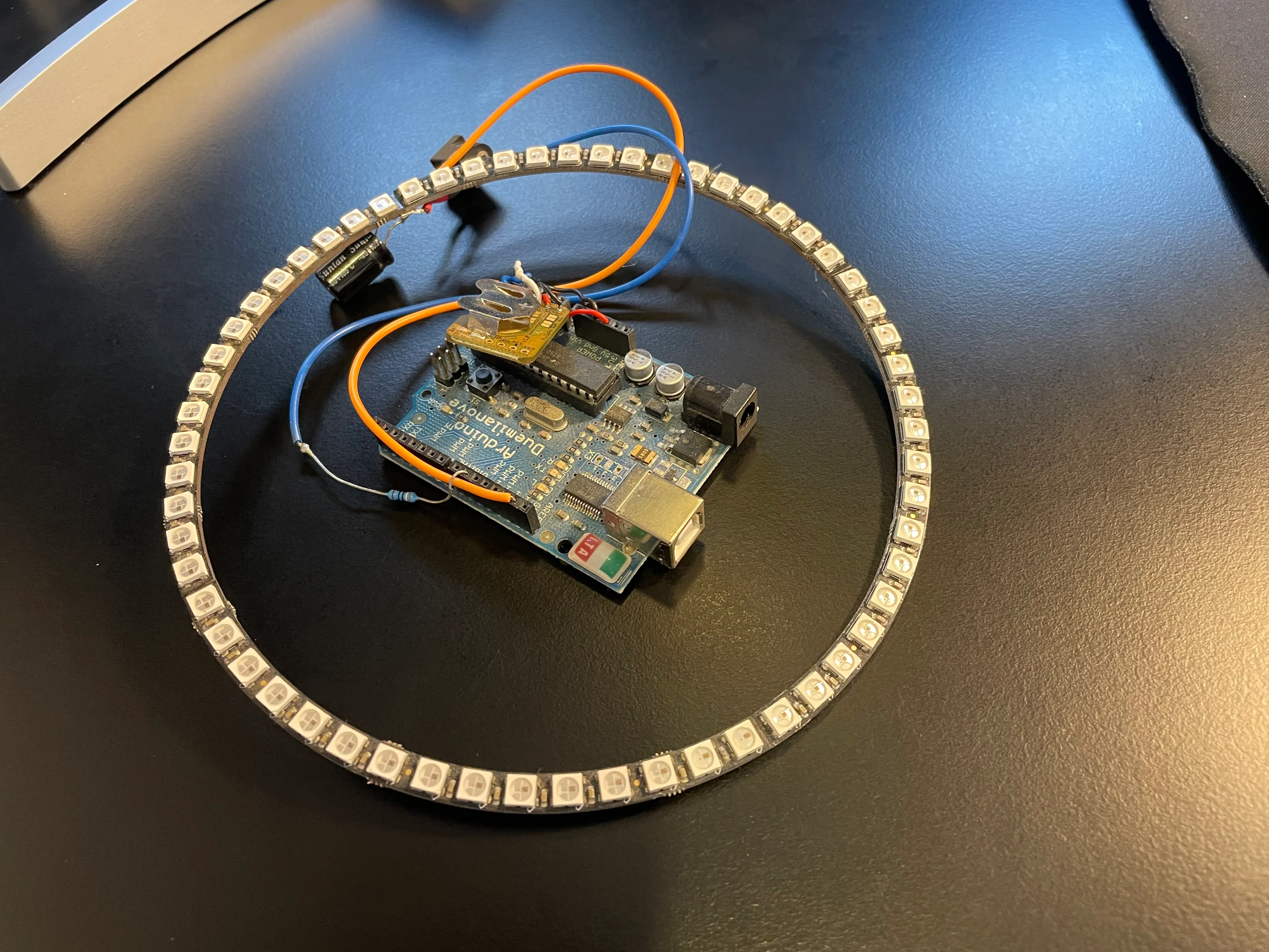 NeoPixel clock hardware